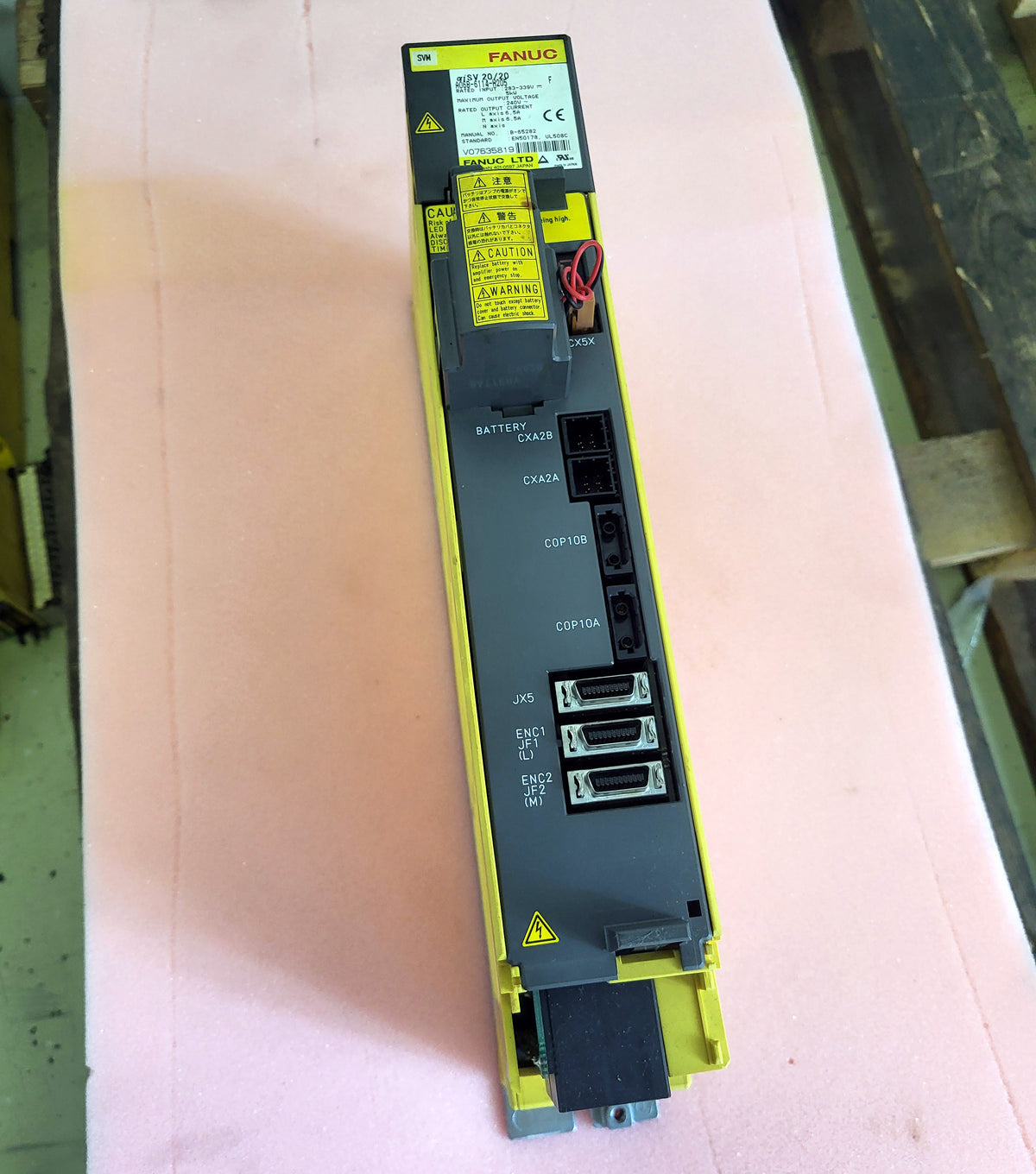 A06B-6114-H205, αiSV 2020, 2 × 6.5A kéttengelyes szervoerősítő, FANUC