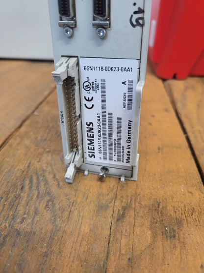 6SN1118-0DK23-0AA1, digitális SZABÁLYZÓKÖR-BLOKK, 2-tengelyes, SIMODRIVE 611