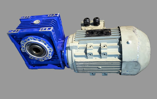 Y3HE-80B4, ipari aszinkronmotor, csigahajtóművel, 0.75kW, MOLL-MOTOR IE2