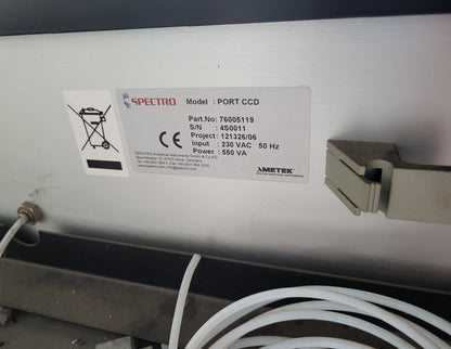 76005119, Spectroport CCD spektrométer (ötvözet-vizsgáló), SPECTRO, 550VA