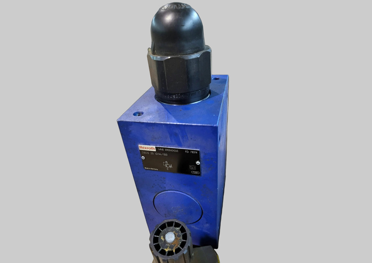 R900424263, DBDS25 G1A100 hidraulikus, nyomáshatároló szelep, Rexroth