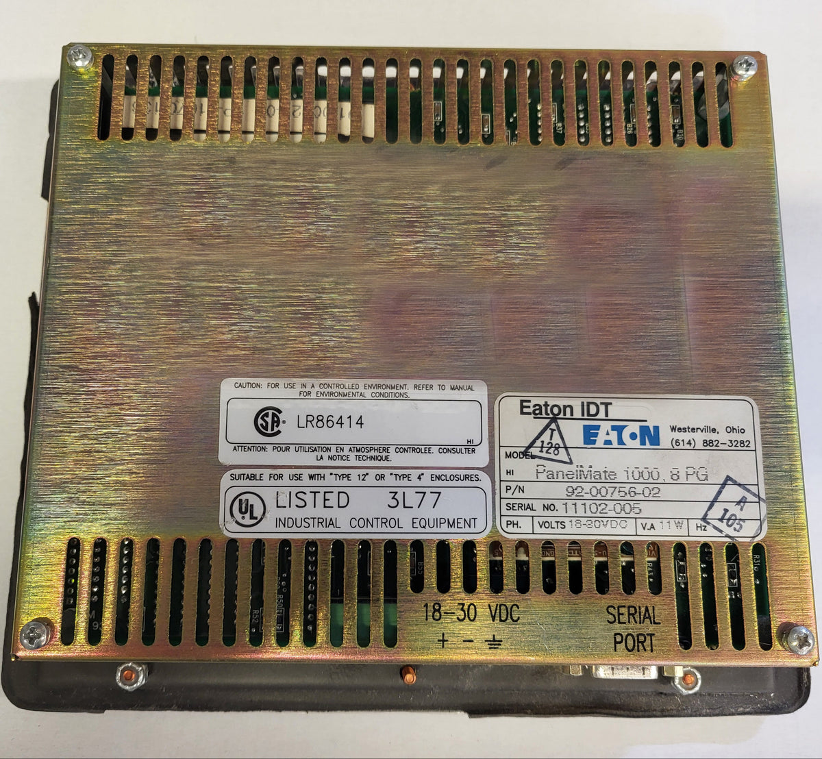 92-00756-02, PanelMate 1000, kezelőpanel és HMI, Eaton