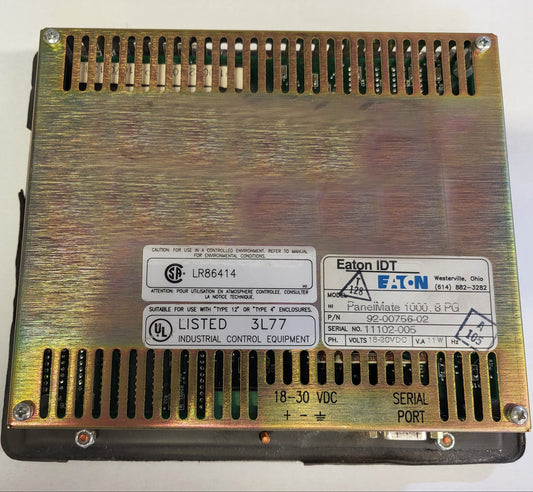 92-00756-02, PanelMate 1000, kezelőpanel és HMI, Eaton