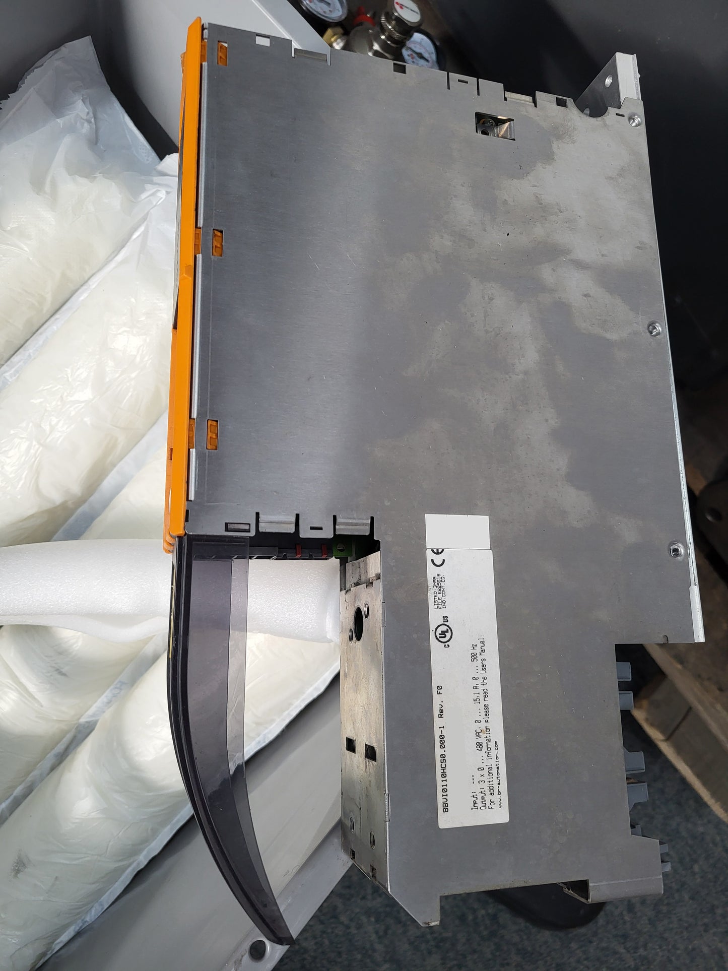 8BVI0110HCS0.000-1, B&R, ACOPOS multi backplane, 15.1A, 11.2kW, szervo hajtás