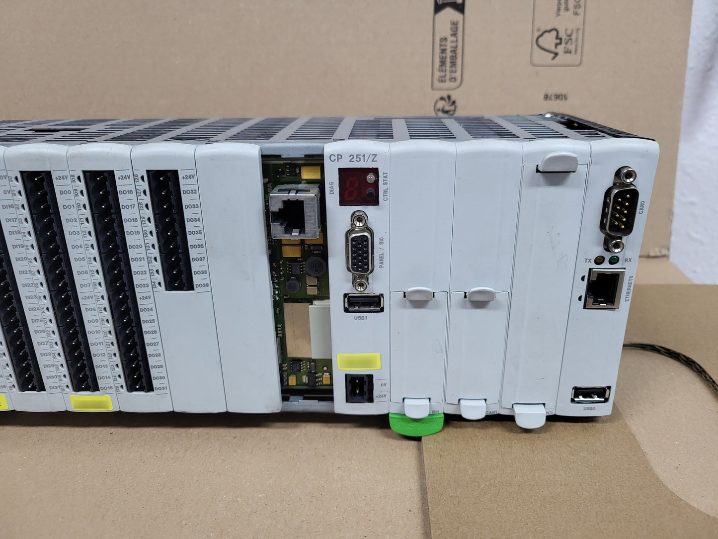 K2-200, CP251/Z CPU-val, Keba Kemro (plc-rack: CPU-kártyával)