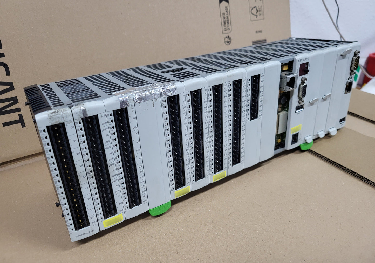 K2-200, CP251/Z CPU-val, Keba Kemro (plc-rack: CPU-kártyával)