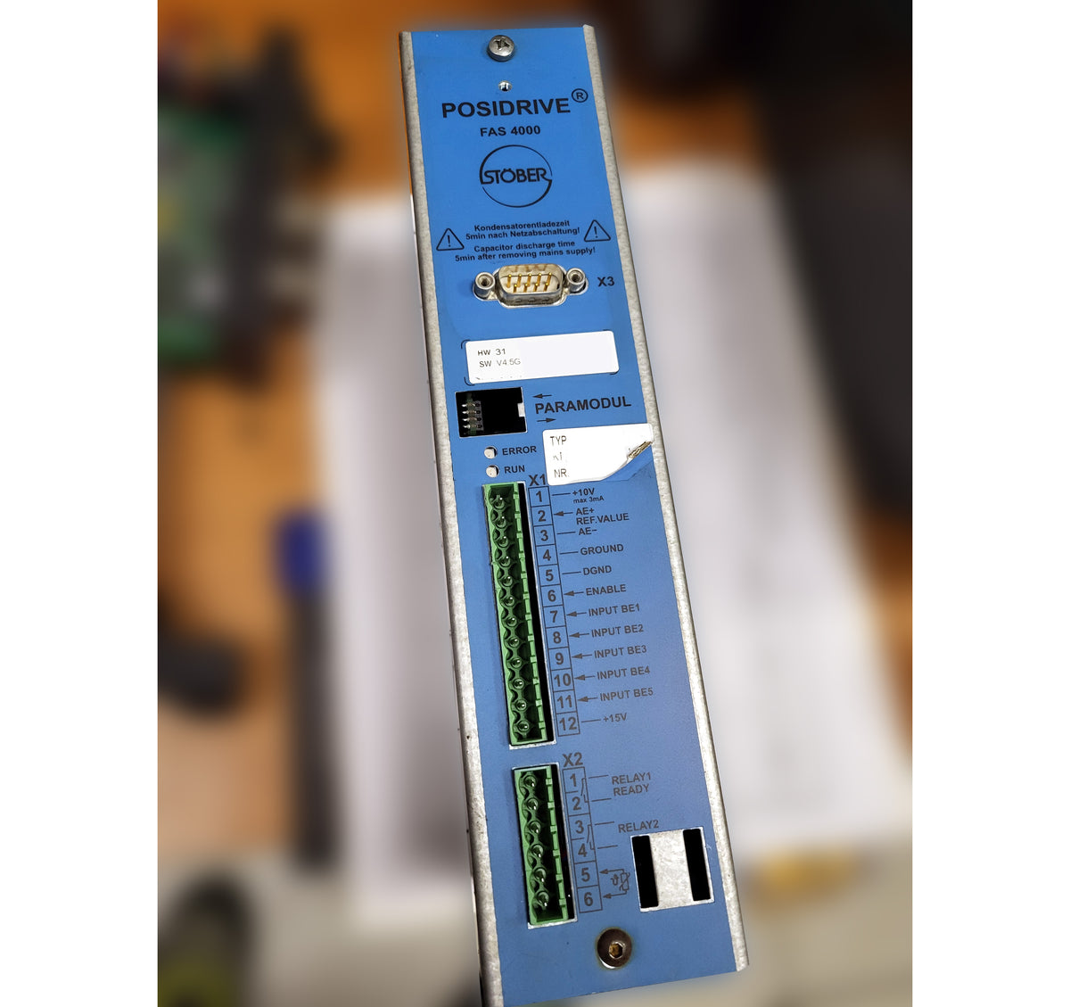 FAS4028, 43669, POSIDRIVE, frekvenciaváltó, 4A, 1.5kW, STÖBER