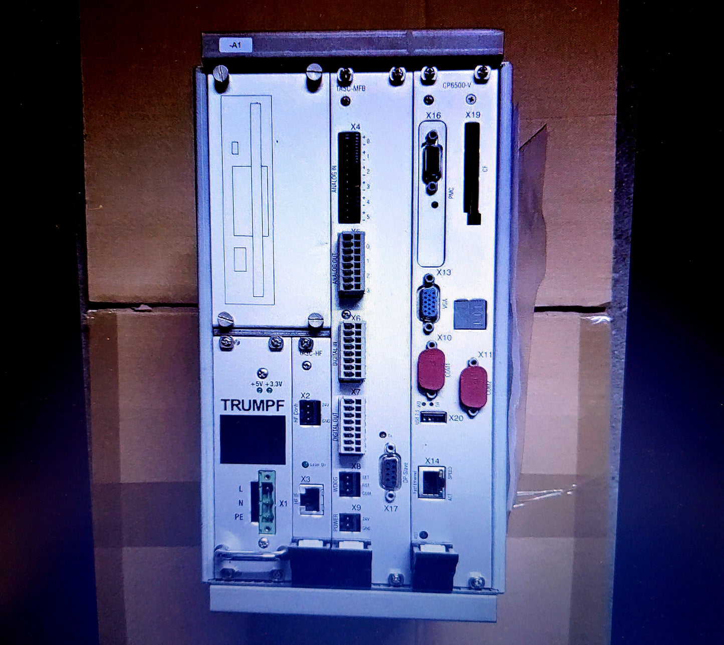TASC3, KONTRON lézer-vezérlés, TRUMPF LASER