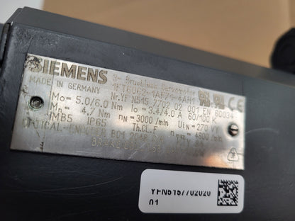 1FT6062-1AF71-4AH1, 1.5kW, SIMOTICS S szinkron szervo motor, Siemens