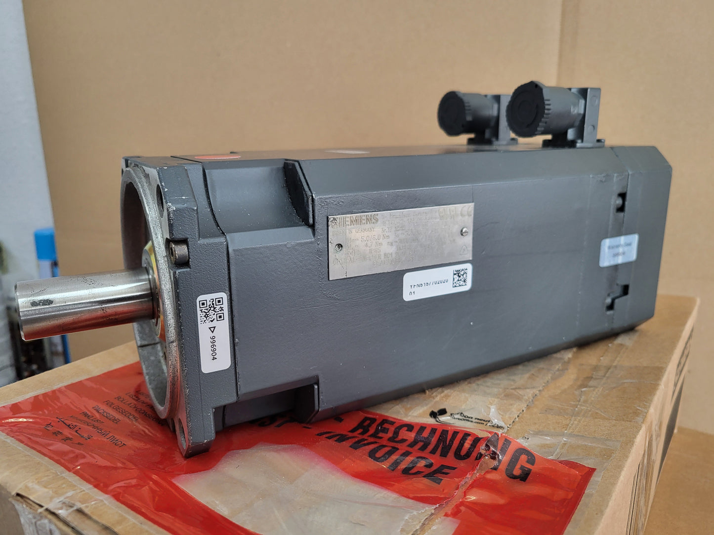 1FT6062-1AF71-4AH1, 1.5kW, SIMOTICS S szinkron szervo motor, Siemens
