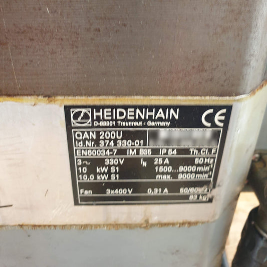 374330-01, QAN200U, Heidenhain, 10kW, 25A, szervo motor