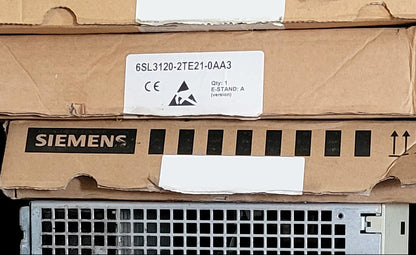 6SL3120-2TE21-0AA3, Sinamics S120, kétmotoros hajtásmodul, 2x9A, Siemens