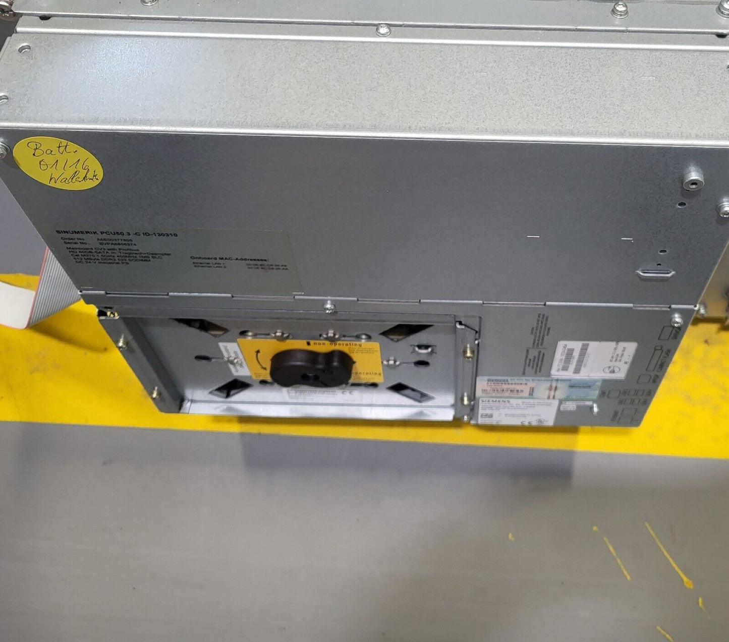 6FC5210-0DF31-2AA0, Siemens, Sinumerik PCU 50.3-C ipari számítógép, 1.5 GHz, 512 MB