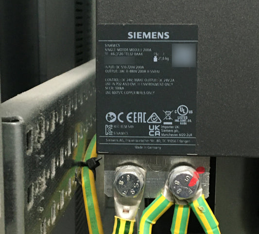 6SL3120-1TE32-0AA4, SINAMICS S120, egymotoros hajtás, szervo hajtás modul, 200A, Siemens