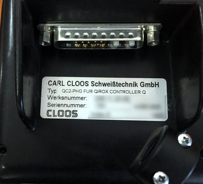 038.11.23.00, QC2-PHG, Qirox vezérlő Q, Cloos hegesztőrobot kézivezérlő