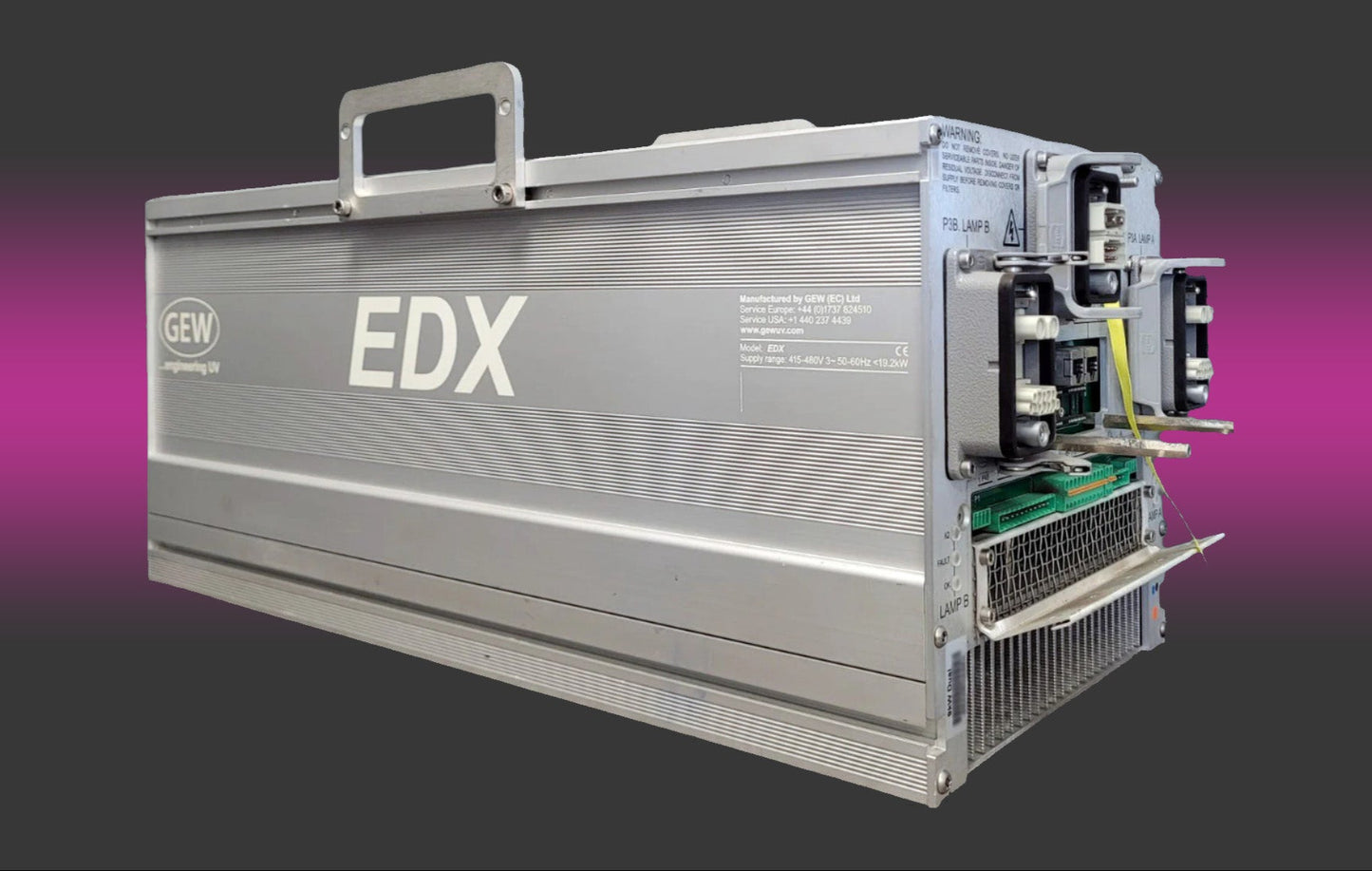 EDX, GEW, nagyfeszültségű UV-lámpa tápegység, <19.2kW