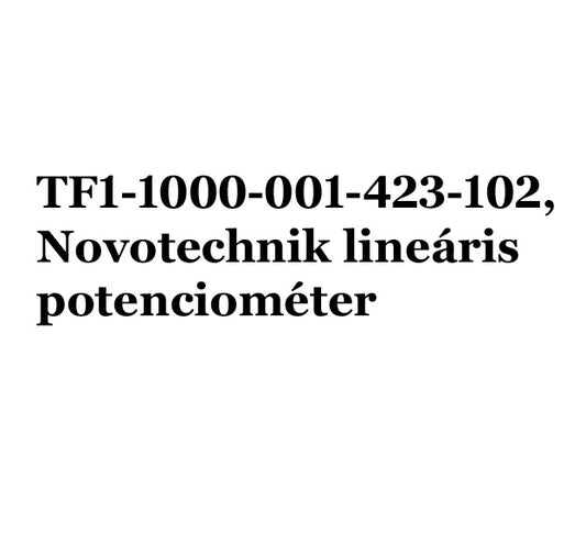 TF1-1000-001-423-102, Novotechnik linear potentiometer