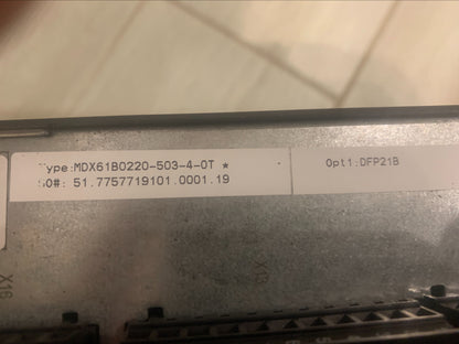 MDX61B-00/0T Steuerungshauptmodul, mit MDX61B0220-503-4-0T Steuerungseinheit, mit MDX60A0220-503-4-00 Umrichter: SEW Movidrive, 31,9 kVA, 46 A, 22 kW