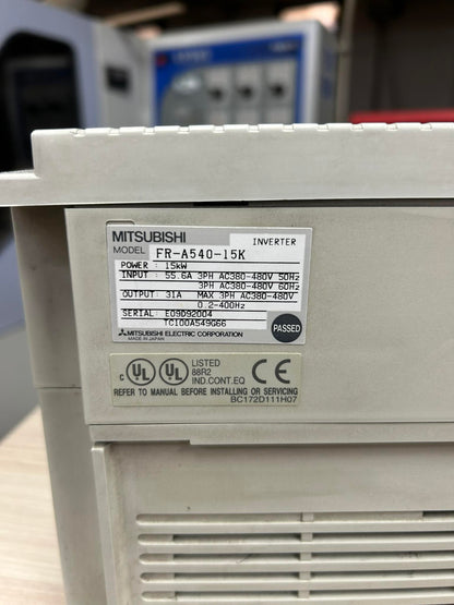 FR-A540-15K, Wechselrichter, 31A, 15kW, Mitsubishi