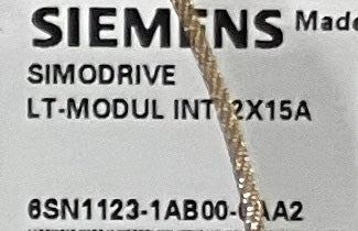 6SN1123-1AB00-0AA2, 2x15A, LT-module, Siemens