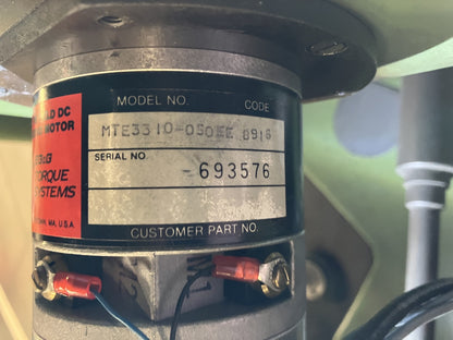 MTE3310-050EE 8916 (von EG&G Torque Systems), Feld-DC-Servomotor, mit RENCO-Drehgeber