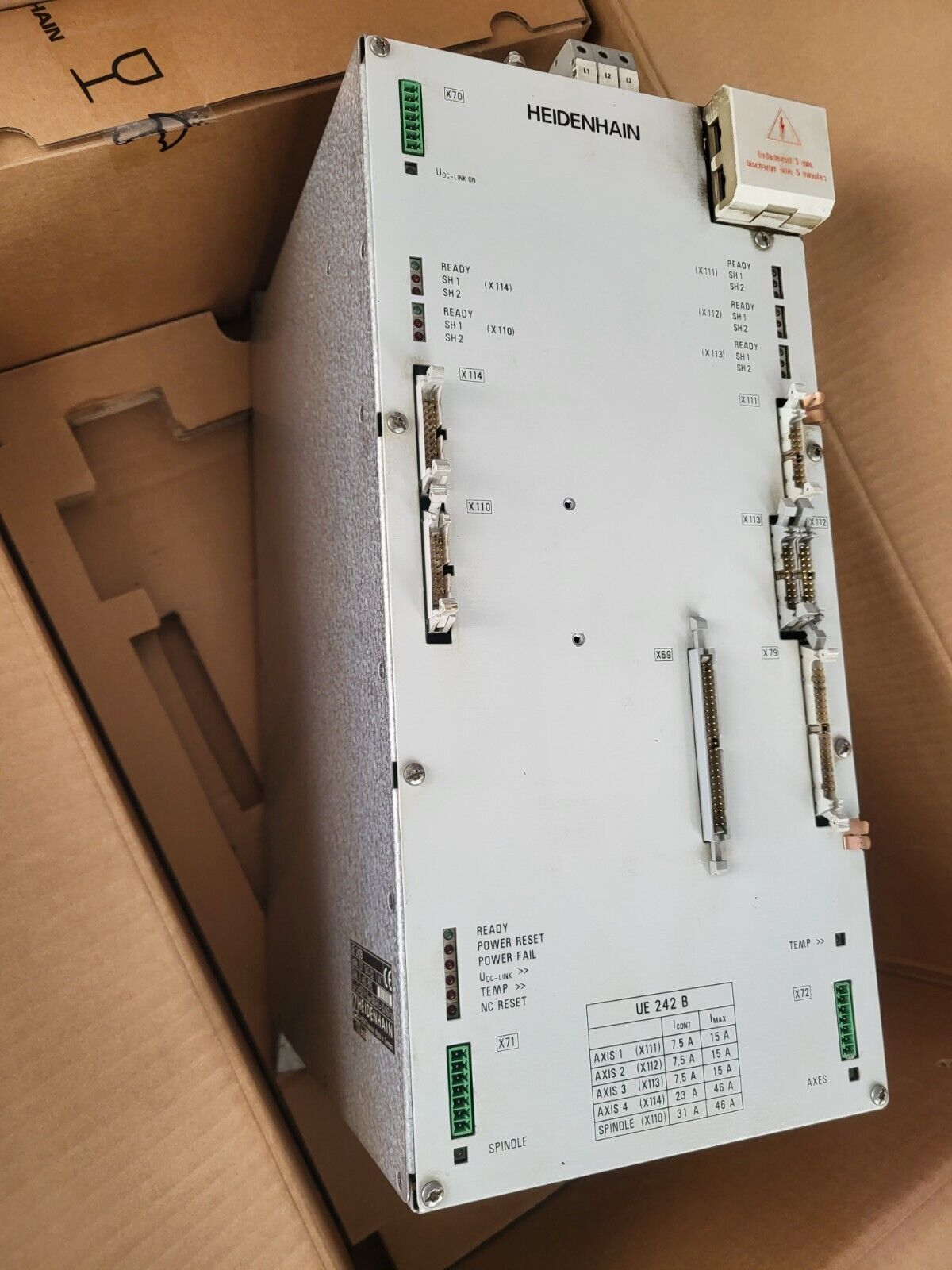 UE242B (337 041 895) Heidenhain Kompaktwechselrichter, 22kW