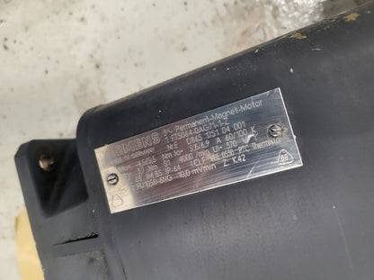 1FT5064-0AG71-1-Z, Siemens, 3-phase, permanent-magnet motor, 3.7Nm