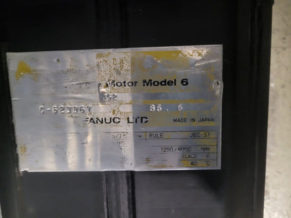 A06B-1006-B904#0100, Model 6, AC spindle motor, 5.5/7.5kW, Fanuc