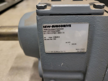 R47 DT71D4/ASE1, SEW-EURODRIVE, Stirnradgetriebemotor, 0,37kW