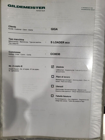 S-LOADER Eco, DMGEcoline, Guildemeister, 8098000028B OEM-cikkszámú száladagoló