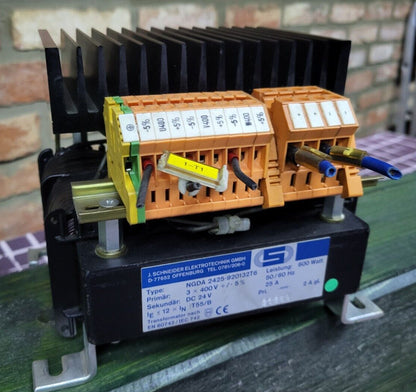 NGDA 2425-920132T6, J. Schneider, 3-Phasen-Transformator, 600 W