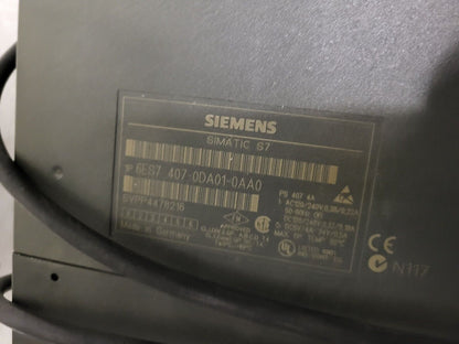 6ES7407-0DA01-0AA0, Siemens, SIMATIC S7-400, PS 407 tápegység