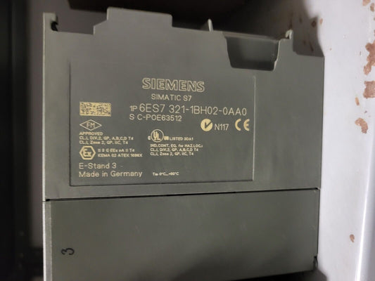6ES7321-1BH02-0AA0, SIMATIC S7-300, Digitaleingang SM 321, potenzialgetrennt