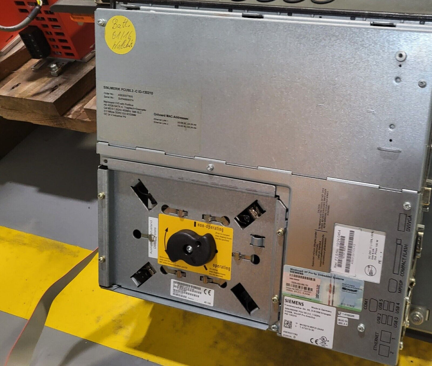 6FC5210-0DF31-2AA0, Siemens, Sinumerik PCU 50.3-C industrial computer, 1.5 GHz, 512 MB