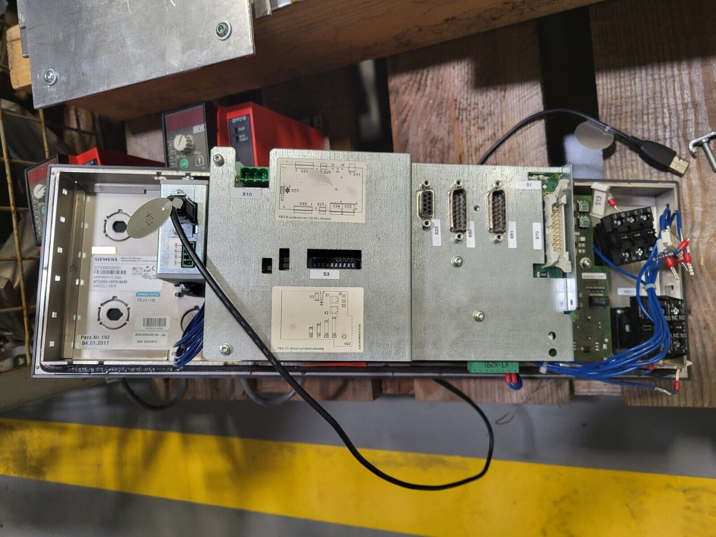 6FC5303-1AF02-8AX0, Siemens, Sinumerik pushbutton panel