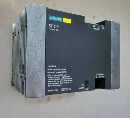 6EP1437-1SL11, SITOP POWER 40 Stromversorgungsmodul, 24VDC, 40A