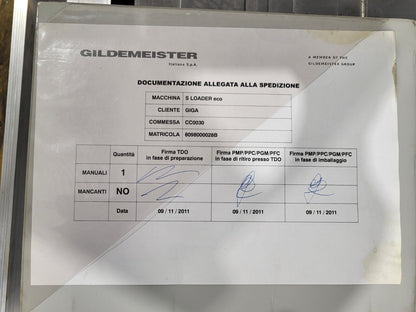 S-LOADER Eco, DMGEcoline, Guildemeister, 8098000028B OEM-cikkszámú száladagoló